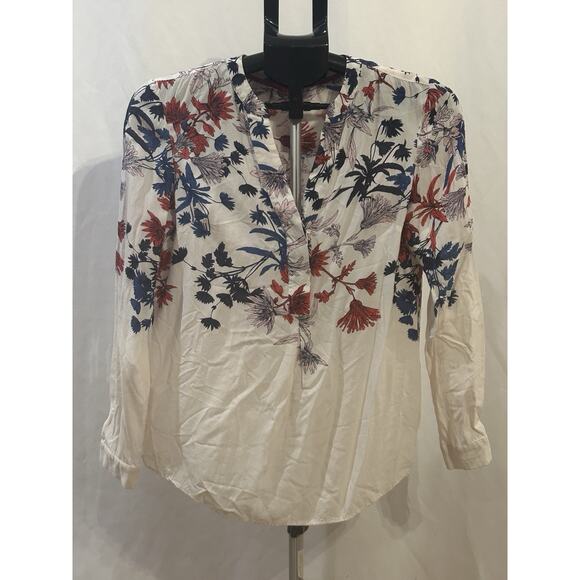 Joules Floral Blouse Women's size 4 - Picture 1 of 3